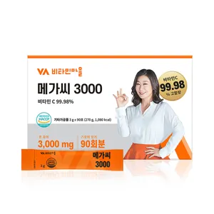 비타민마을 메가씨 3000 비타민C 분말 스틱, 270g, 1개
