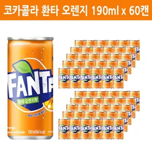 [코카콜라음료] 환타 오렌지 190ml x