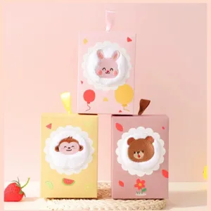시월에인절 아기목욕타올 어린집 생일답례품 아이데이지, 1개, 곰돌이