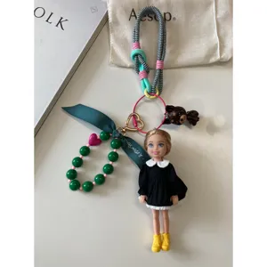 정품 USA 바비 첼시 백참 블론드 바비 키링 위드퍼피 2